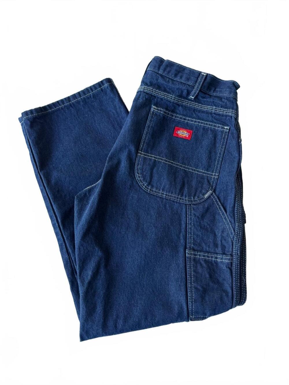 Cotton denim carpenter jeans, Dickies workwear style(0224)